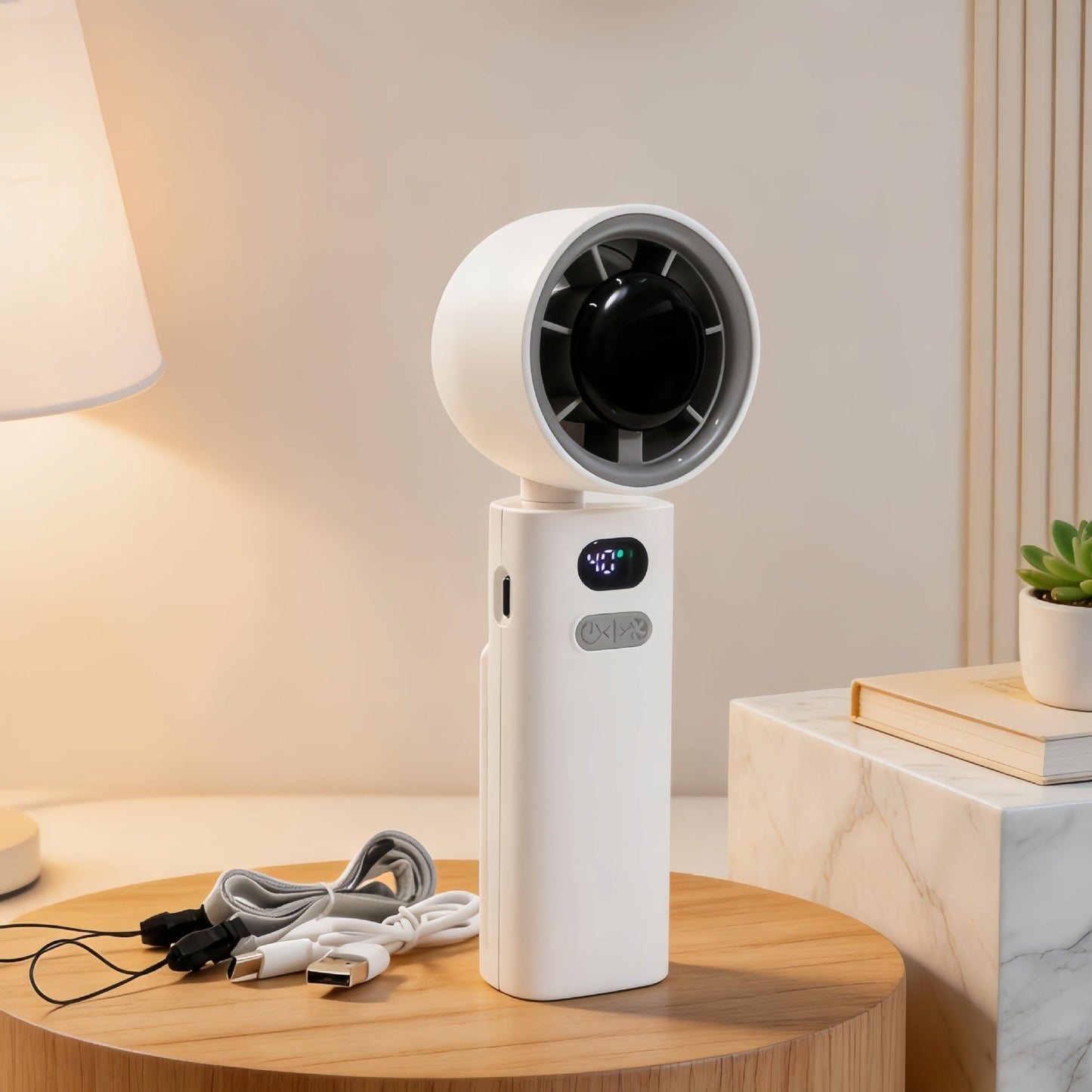 Frauen Tragbarer Pulsierender Ventilator Brehn