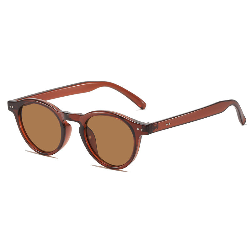Vintage-inspirierte klare Rahmenbrille Brehn