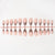 Dekorative Leopard-Print Press-On-Nageltipps Brehn