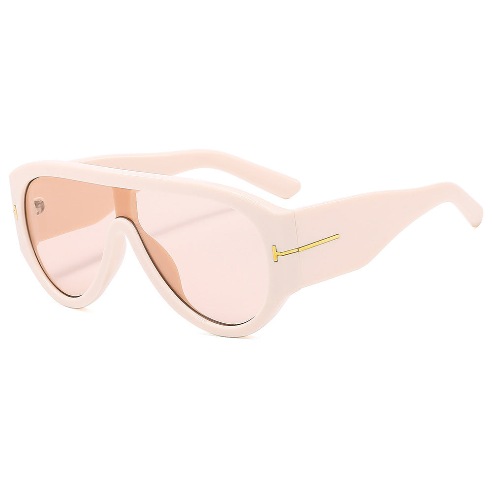 Bold Shield Sonnenbrille mit Statement-Design Brehn