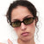 Damen Sonnenbrille im modernen, kantigen Design mit hochentwickelten UV-Schutzgläsern Brehn