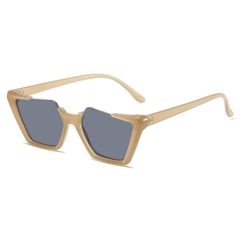 Damen moderne und stilvolle asymmetrische Sonnenbrille Brehn
