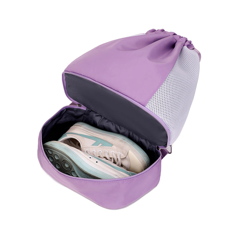Sportlicher Mesh-Rucksack Mit Reißverschluss Brehn
