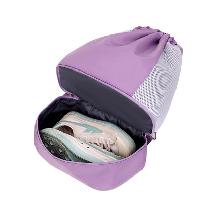 Sportlicher Mesh-Rucksack Mit Reißverschluss Brehn