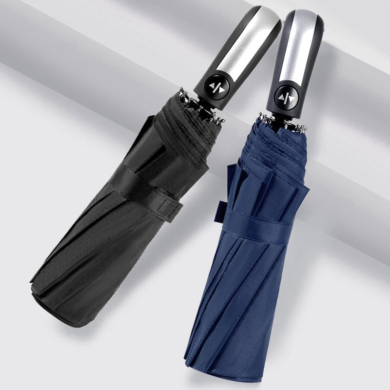 Damen Falt-Regenschirm mit 12 stabilen Streben und elegantem Design Brehn