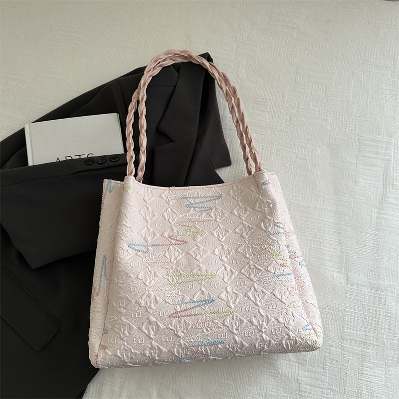 Gepolsterte dekorative Schultertasche Brehn
