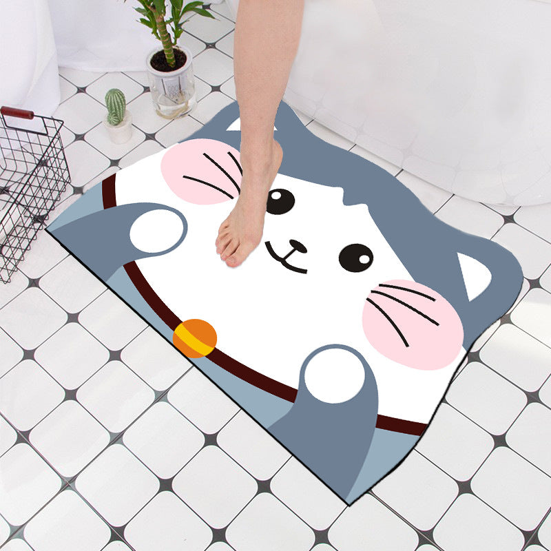 Niedlicher Katzen Design Badezimmermatte Brehn