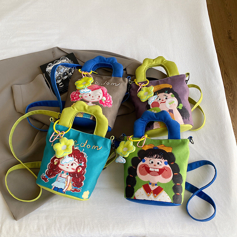 Plüsch-Handtasche Im Frechen Kindermotiv Brehn