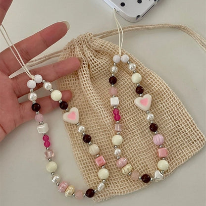 Handgemachte Perlen Brillen Kette Brehn