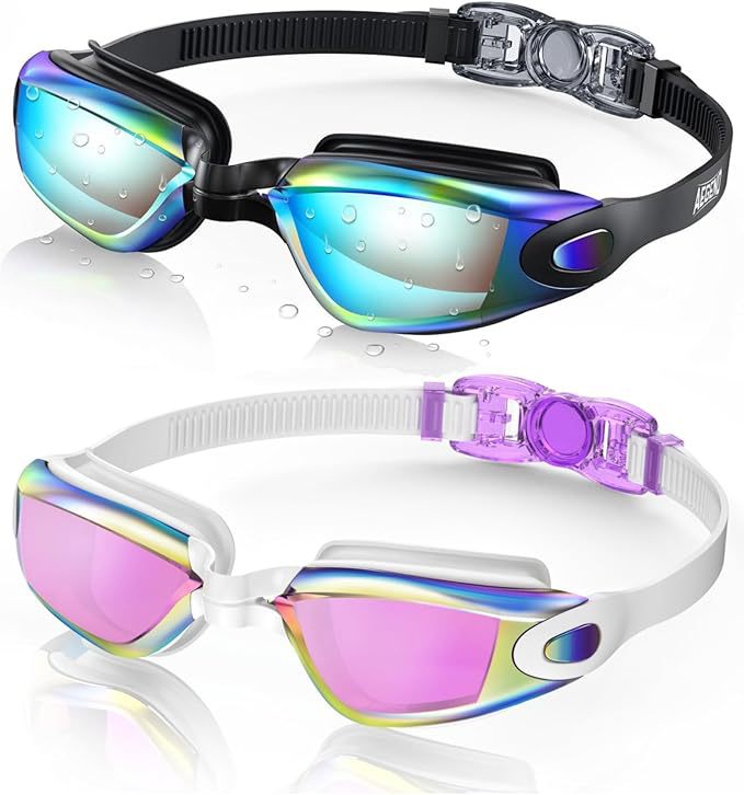 Schwimmbrille mit Verstellbarem Kopfband und Antibeschlag-Technologie Brehn