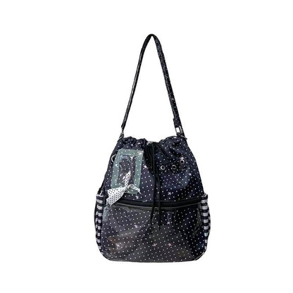 Elegante Kordelzug-Schultertasche Brehn