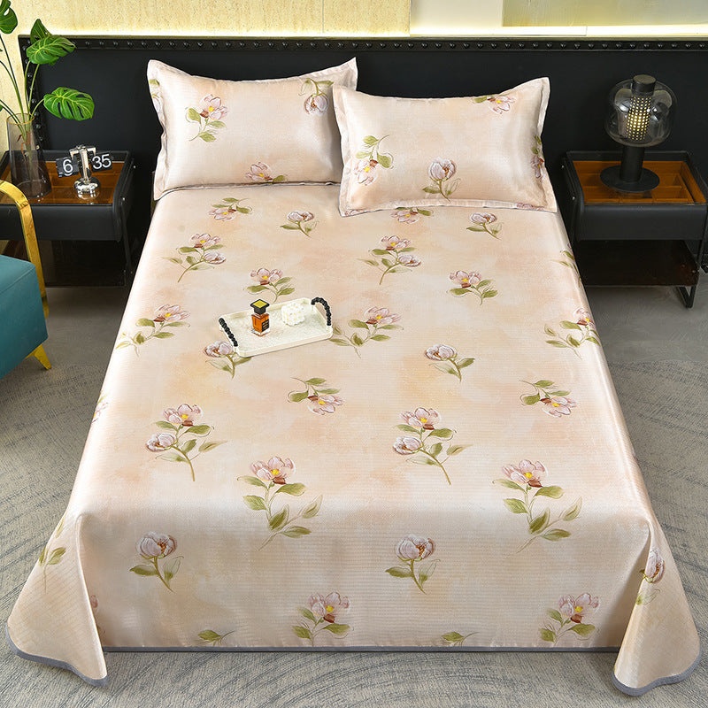 Damen edles Bettüberwurf aus hochwertigem Stoff mit floralen Motiven Brehn