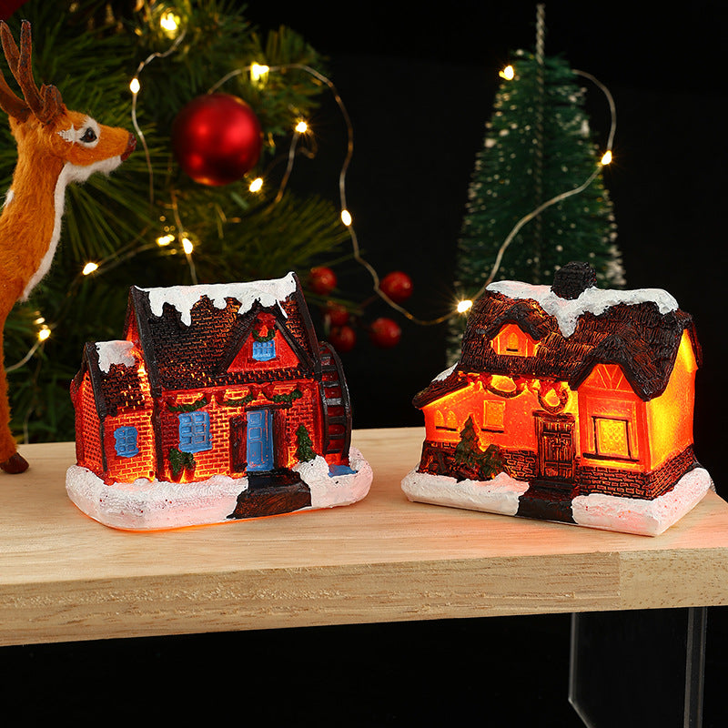 Nostalgische Weihnachtsdorf-Haus-Dekoration Brehn