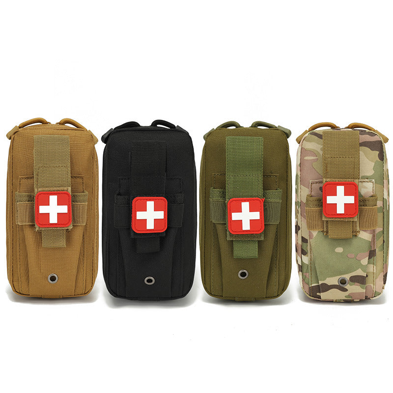 taktische MOLLE Erste-Hilfe-Tasche aus strapazierfähigem Nylon mit Entwässerungsösen Organizer Brehn