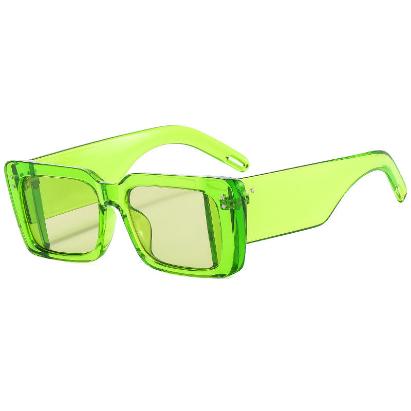 Damen Modische quadratische Sonnenbrille mit eleganter Rahmenstruktur Brehn