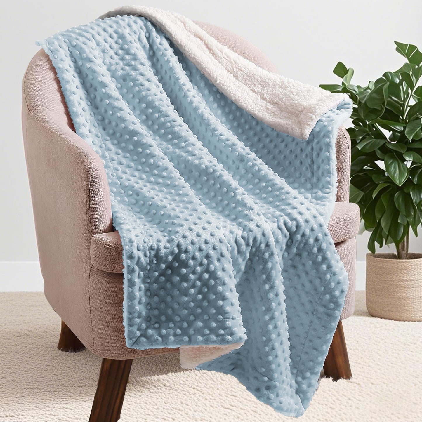 weiche und wendbare Kuscheldecke Brehn