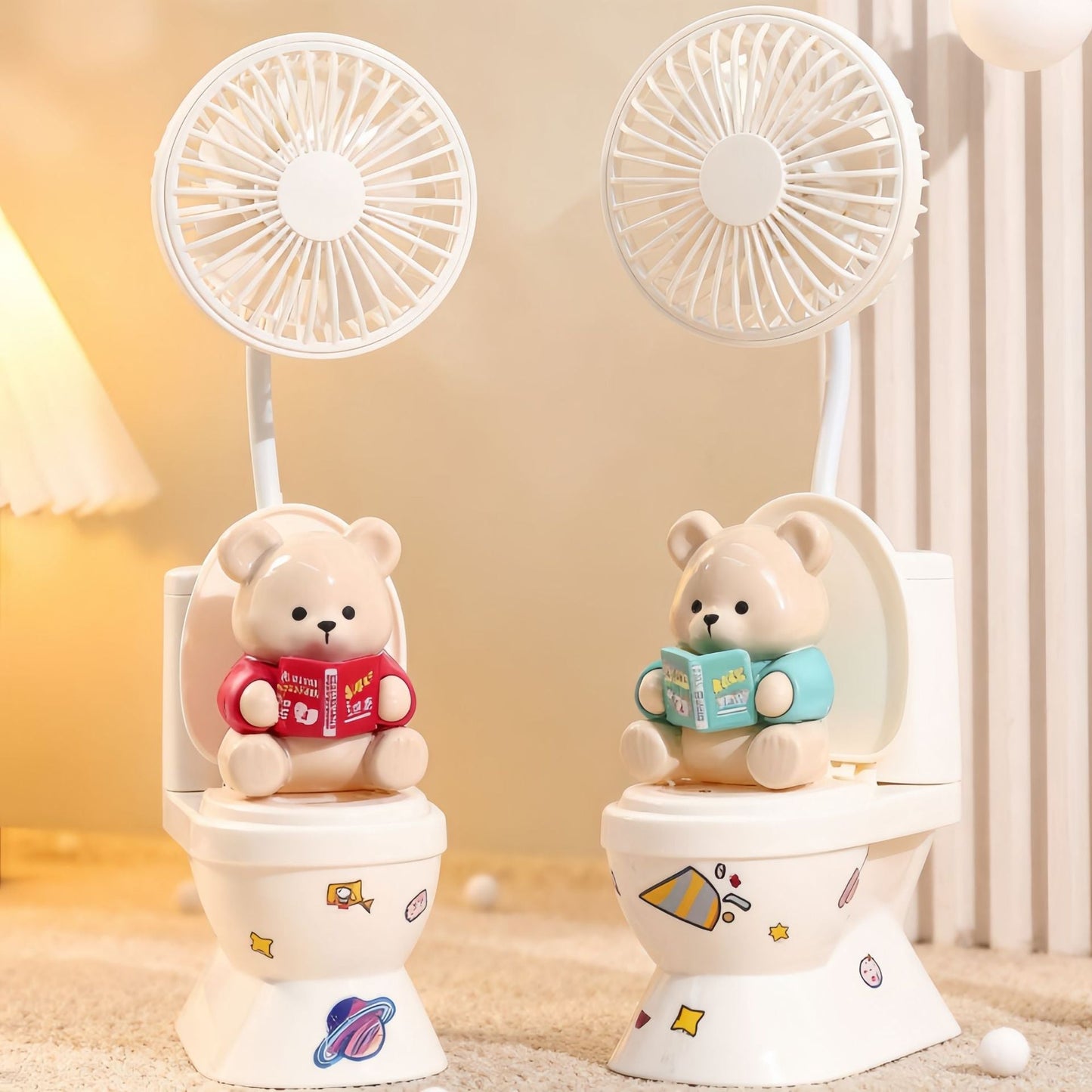 Frauen Tragbarer Mini Ventilator mit glänzendem Design Brehn