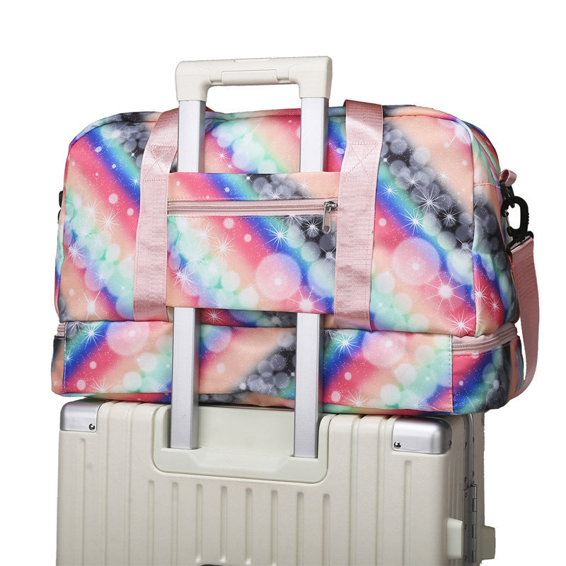 Freizeit-Reisetasche mit Buntem Design und Mehreren Fächern Brehn