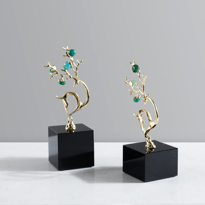 Elegante dekorative Baumskulptur