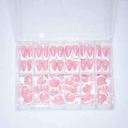 Premium French Tip Press-On Nail Set Brehn