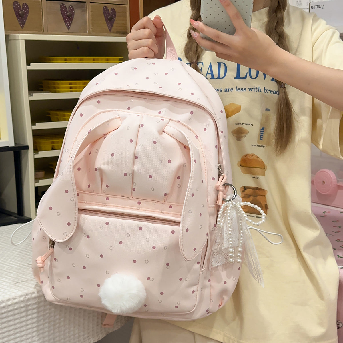 Niedlicher Rucksack im Hasen-Design Brehn