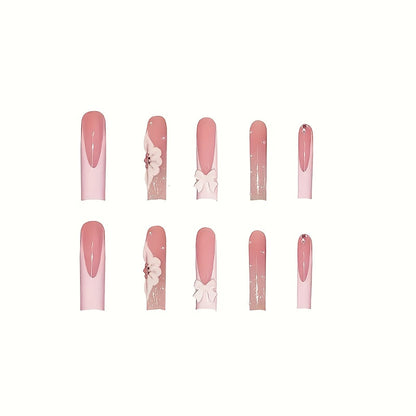 Floral 3D Nagelkunst Verlängerungen Brehn