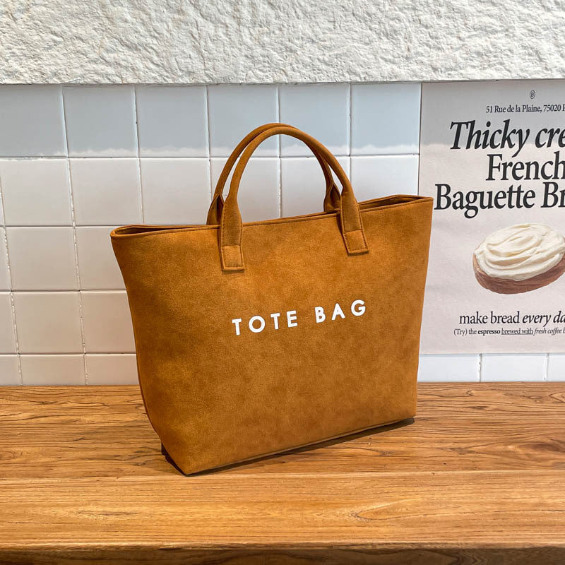 Stylische Faux Wildleder Tragetasche