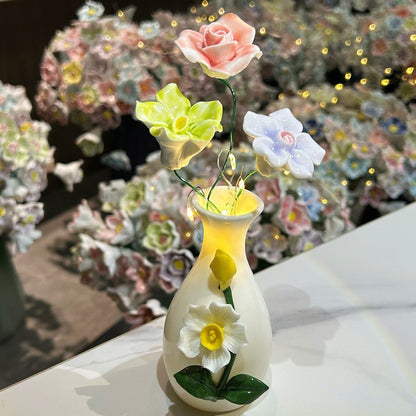 Dekorativer Keramikk Blumen Vase