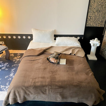 Luxuriöse leichte Kaschmir-ähnliche Bettdecke Wurfdecke