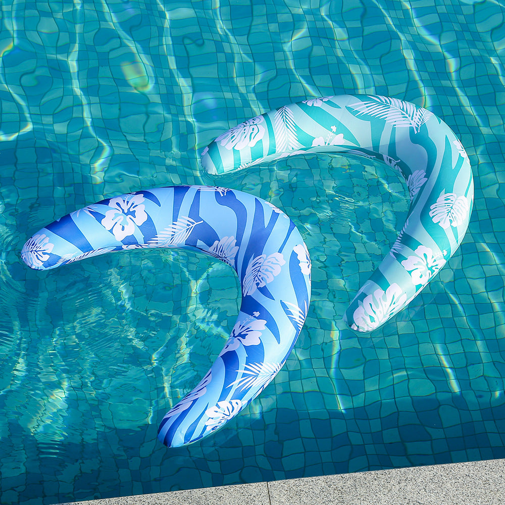 Unisex Aufblasbarer Schwimmring mit floralem Design Brehn
