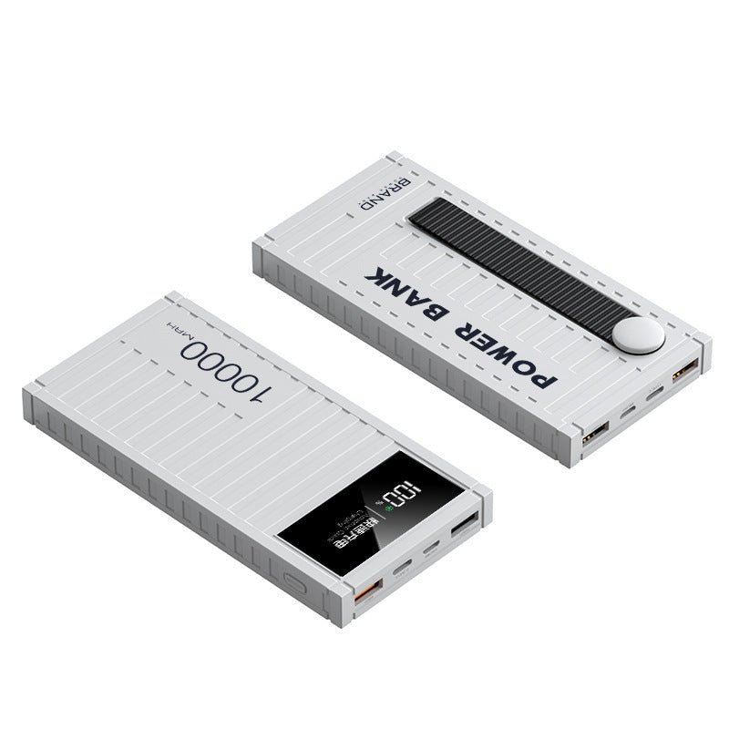 Tragbare Solar Powerbank mit Digitaler Anzeige und Schnellladung Brehn