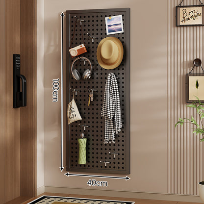 Wandanag perforiertes Lochboard-Organizer-Panel Großes Quadrat mit modularen Haken und Zubehör