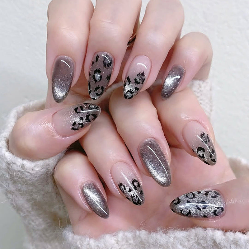 Chic Leopard Print Press-On Nail Set Brehn