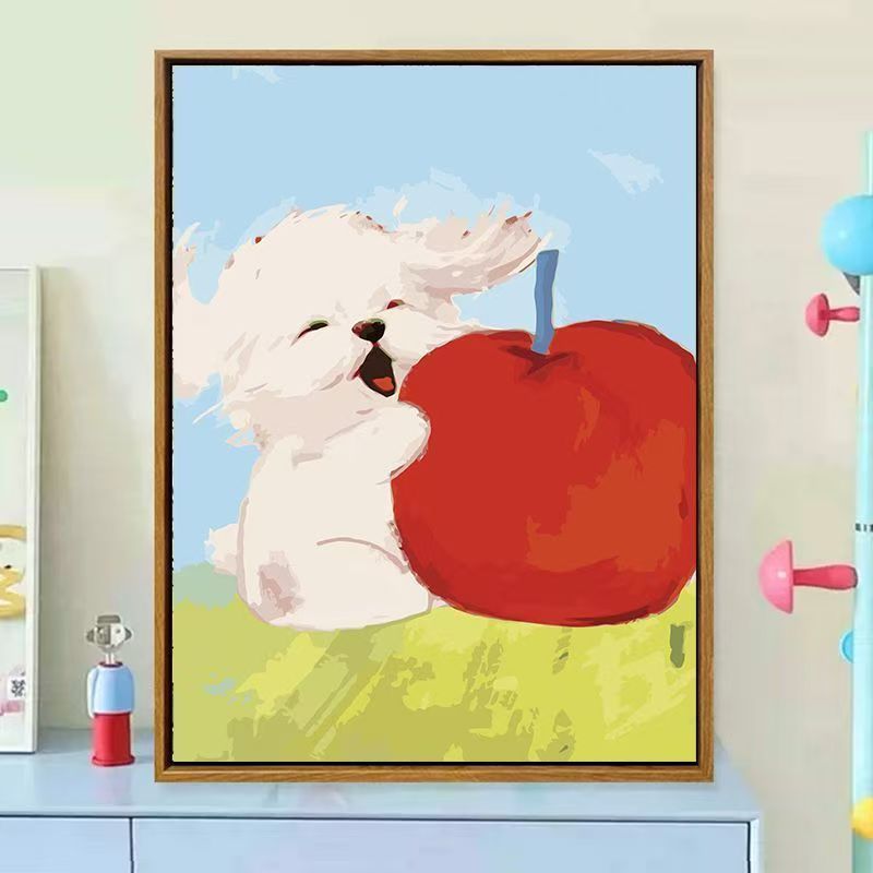 Süße hundethemen dekorative Leinwand Kunst Brehn