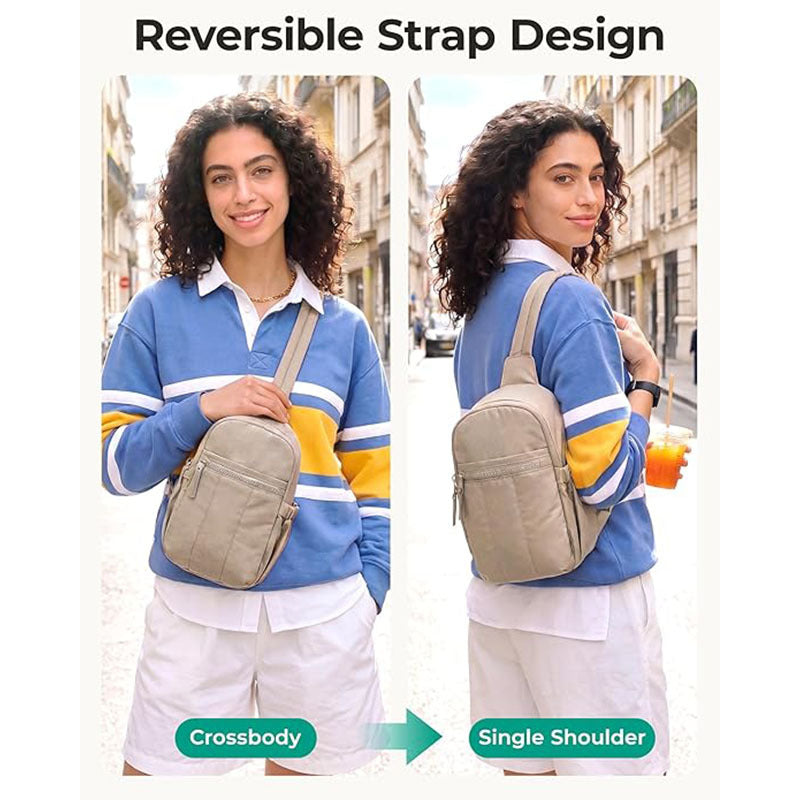 Kompakte Crossbody Tasche mit Mehreren Fächern Brehn