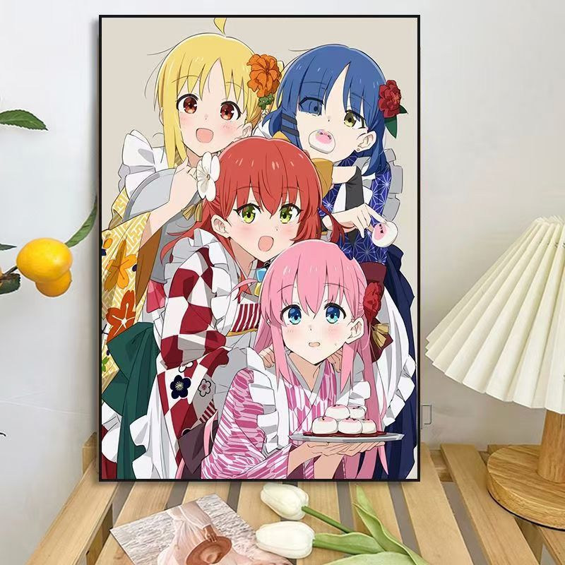 Anime-inspirierte Charakter-Wandkunst Druck Brehn