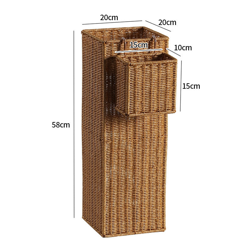 Sechseckiger Dekorativer Rattan Aufbewahrung Container Brehn