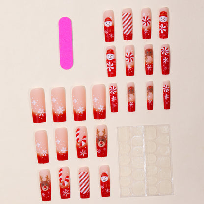 Festliches 3D Holiday Nagelkunst Set Brehn