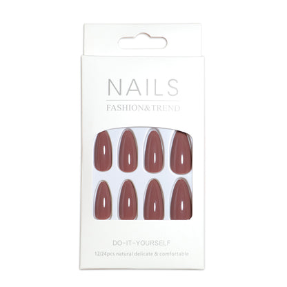 Mandel-förmiger Press-On Nagelset mit DIY Applikator Brehn