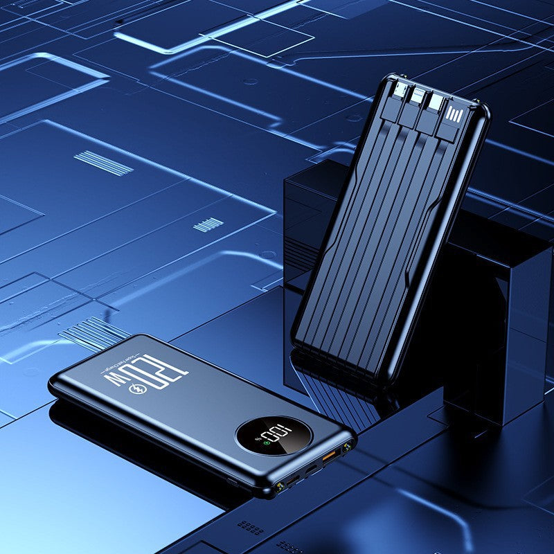 Tragbare Hochleistungs-Powerbank mit Intelligentem Ladekabelmanagement Brehn