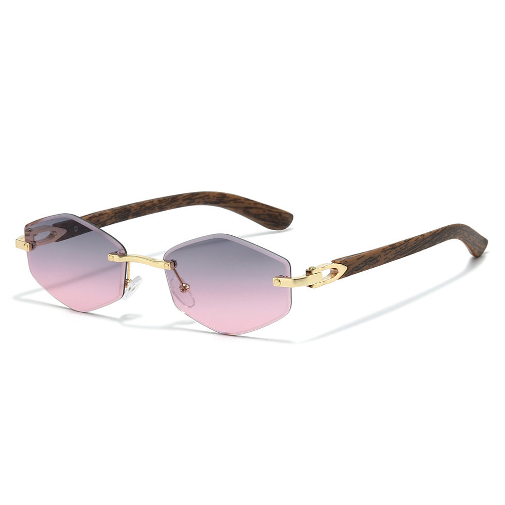 Futuristische sechseckige Rahmen Sonnenbrille Brehn