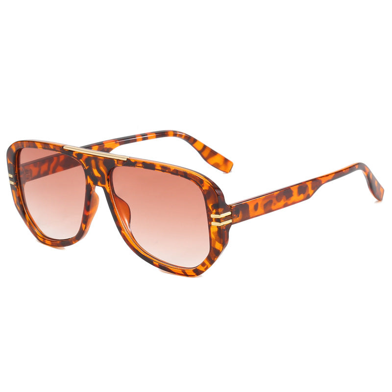 Damen Oversize-Sonnenbrille mit Designer-Rahmen Brehn