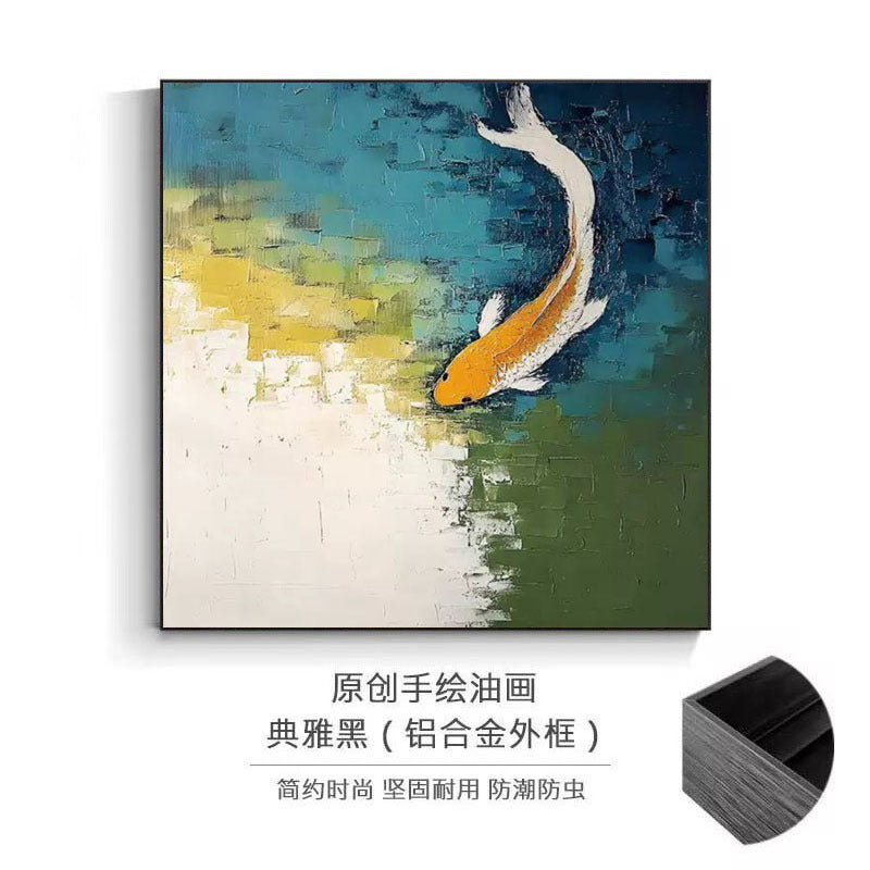 Dekorative Koi-Fisch-Leinwandkunst
