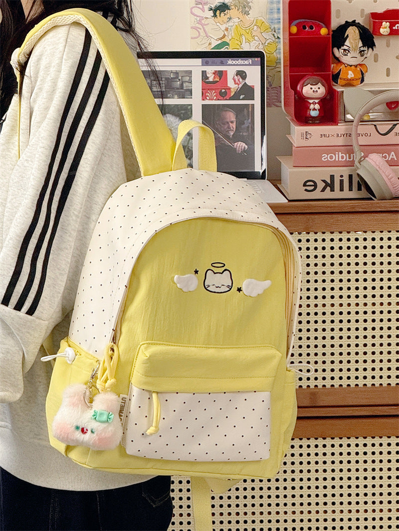 Niedlicher animierter Charakter Schulrucksack