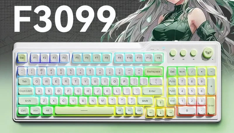 Kabellose RGB Gaming-Tastatur Brehn