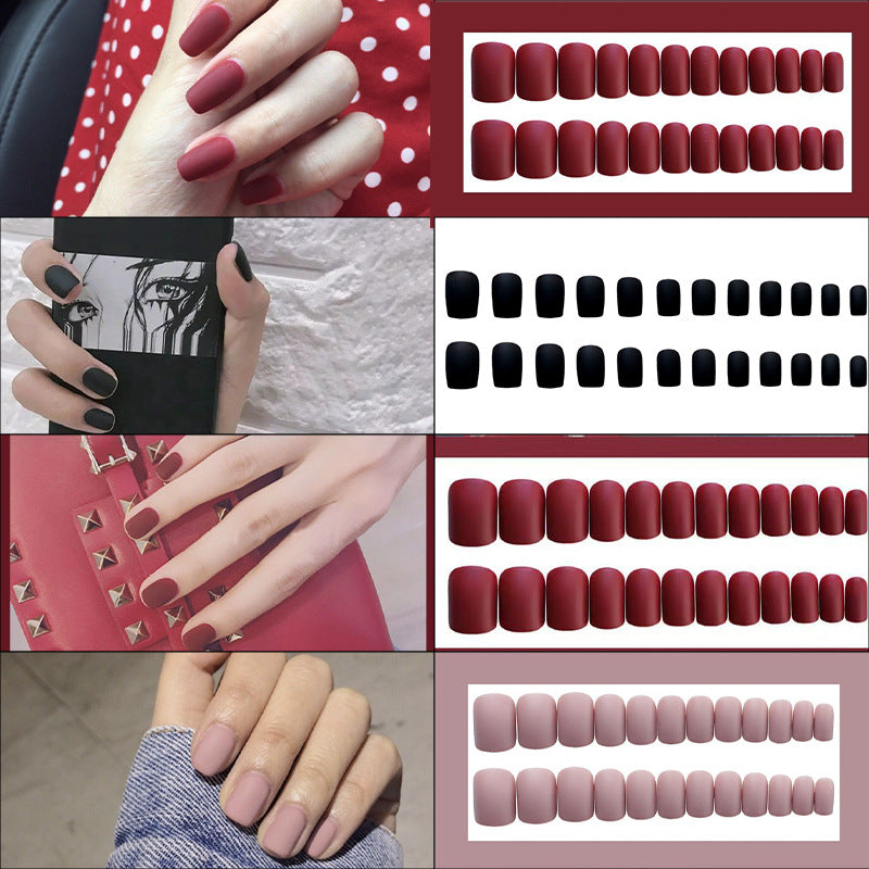 Matte Press-On Nail Set Brehn
