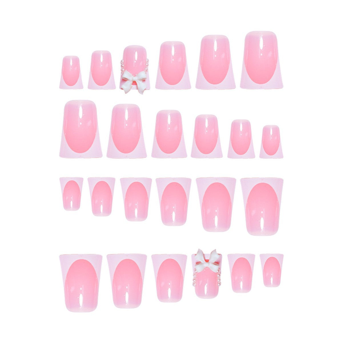 Designer Schleifen-verzierte Nagelkunstverlängerungen Brehn