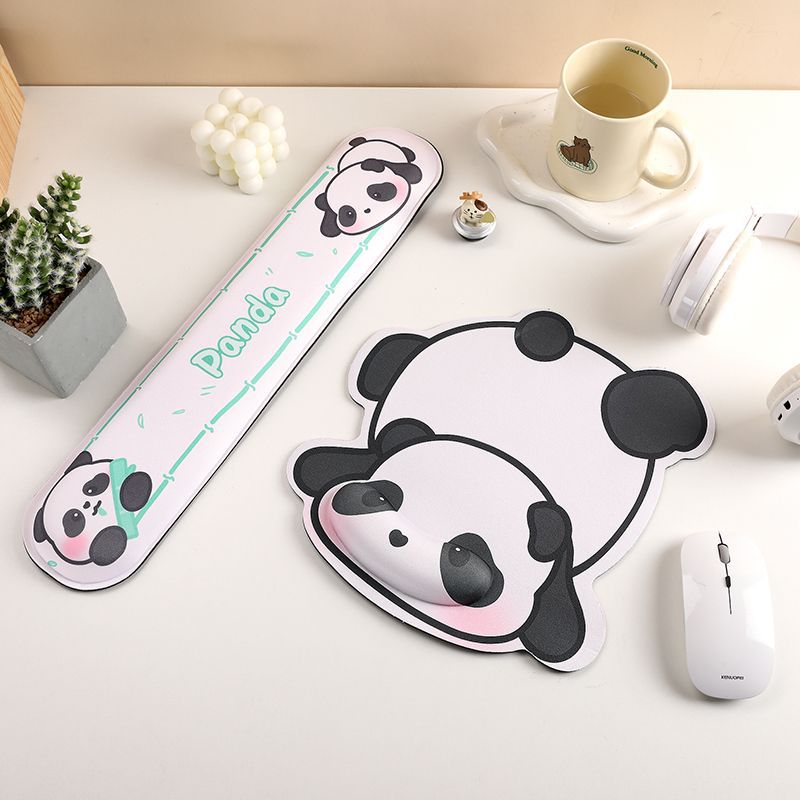 Süßes Panda-Themen Ergonomische Handgelenkstütze Mauspad