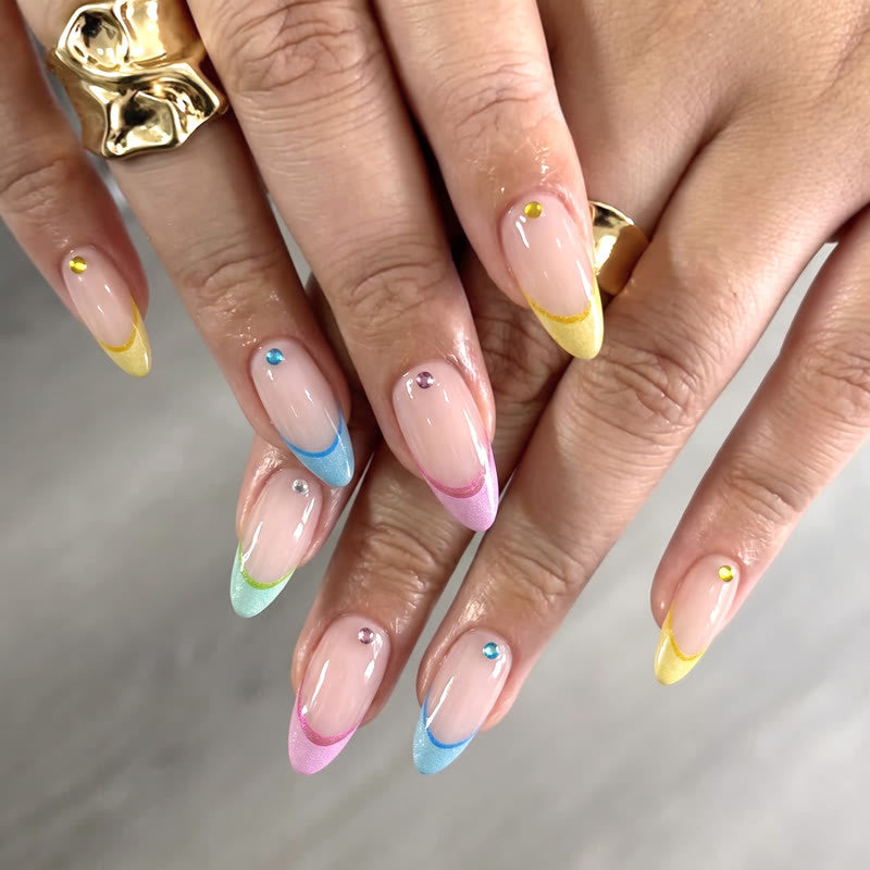 Elegante Französische Spitze Nagelkunst