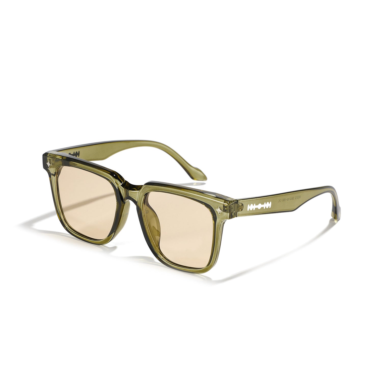 Damen modische quadratische Sonnenbrille mit stilvollem Schildpatt-Design Brehn